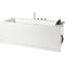Eago 5Ft Acrylic White Rectangular Whirlpool Bathtub w Fixtures AM154ETL-L5 - alternate 3